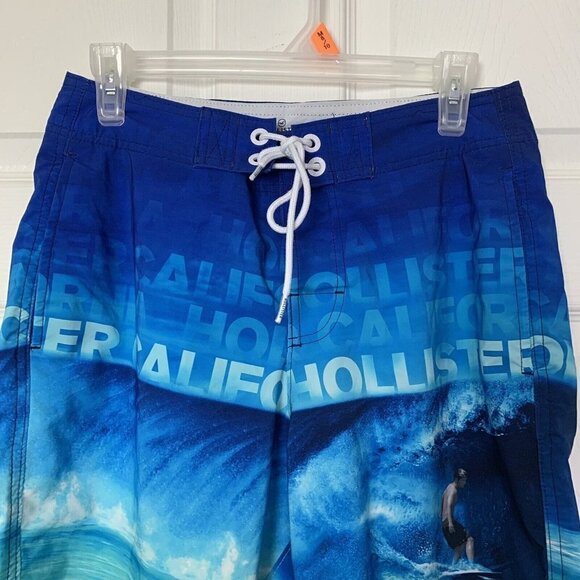 Hollister California Epic Flex Stretch Board Shorts Men’s Size 28 Blue Nautical - Picture 4 of 11